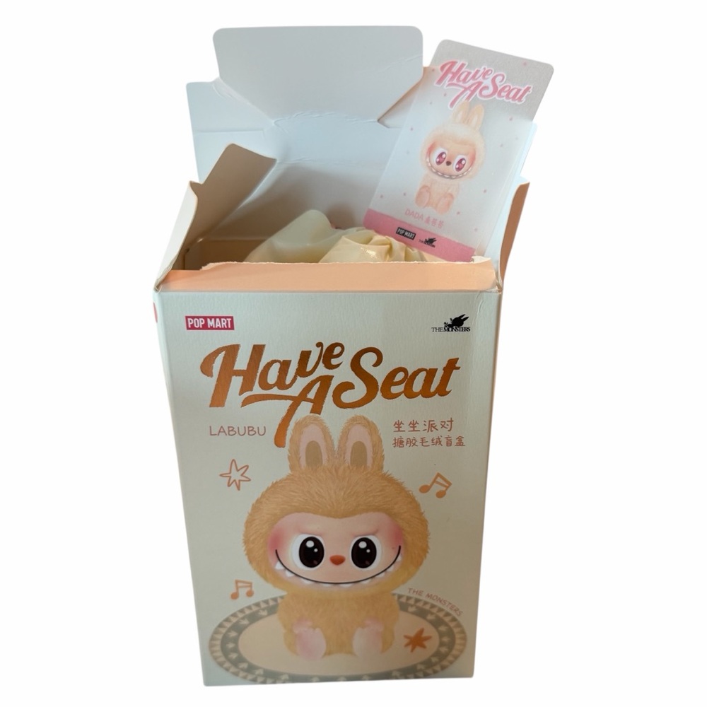 Pop Mart Authentic Have A Seat Dada Labubu Monsters Opened Only To confirm - Picture 2 of 6